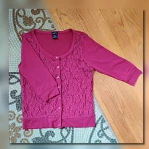 Rue 21 Lace Detail Sweater